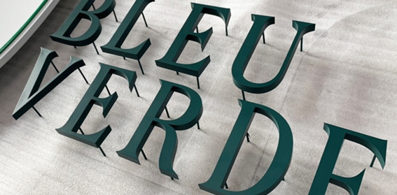 Chữ inox 304 hàn ti nổi sơn hấp nhiệt