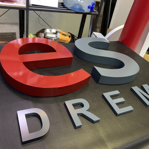 Chữ inox 304 sơn hấp nhiệt