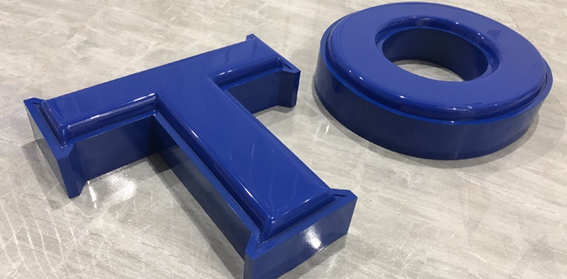 Chữ viền inox 304, mặt lọng mica hút nổi 20mm